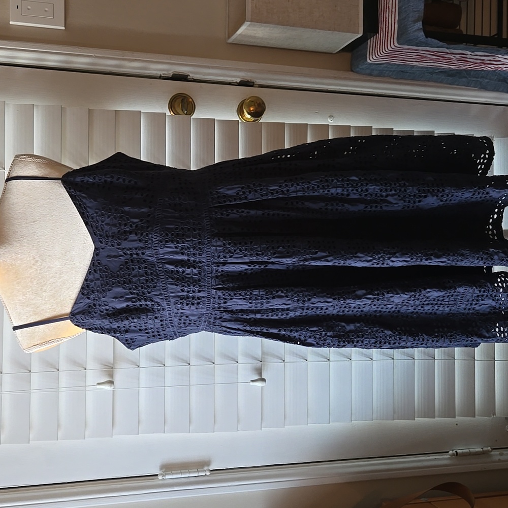 ModCloth Navy Blue Spaghetti Strap Dress - Size 1X